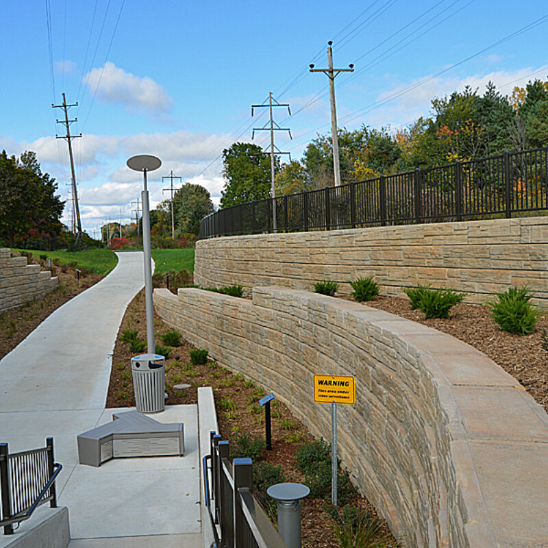 Concrete Block for Retaining Walls