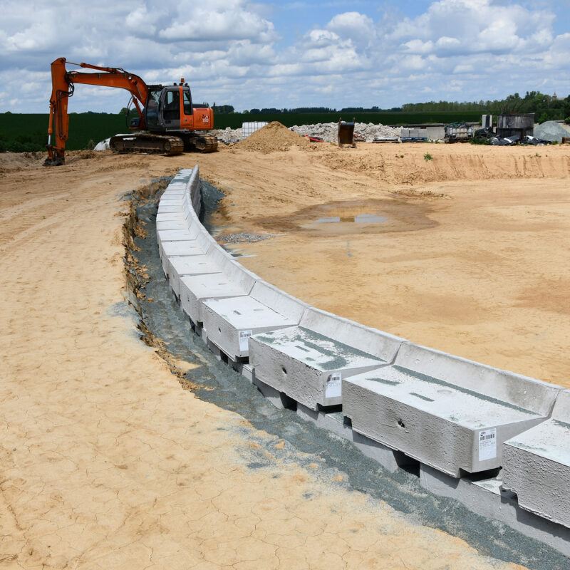 Recon Walls betonnen structuurblokken CBS Beton hellingen waterwegen 2