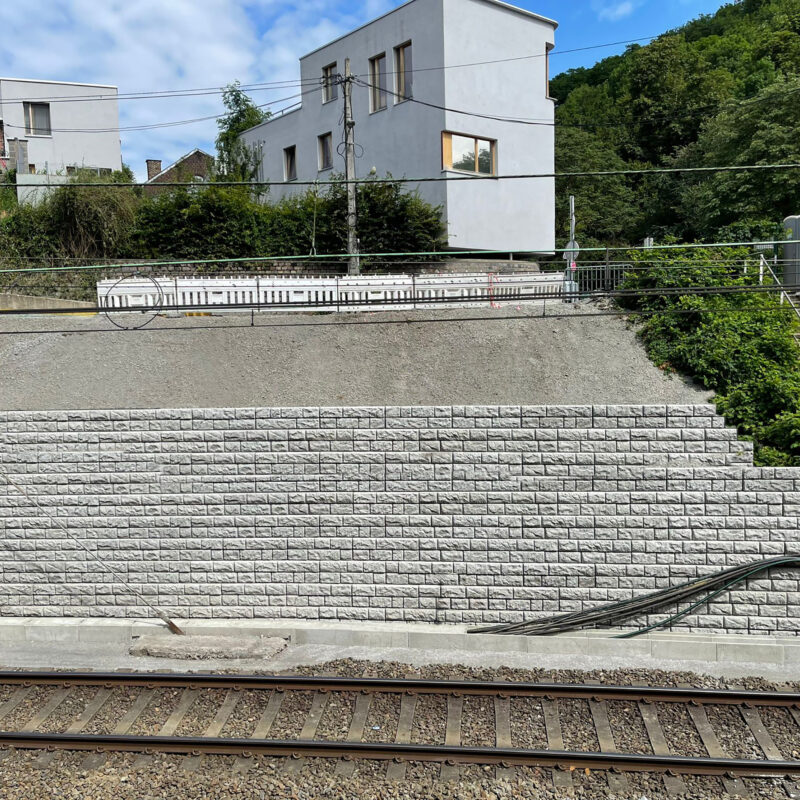 Recon Walls betonnen wanden Blokken keerwanden spoorwegen CBS Beton 3