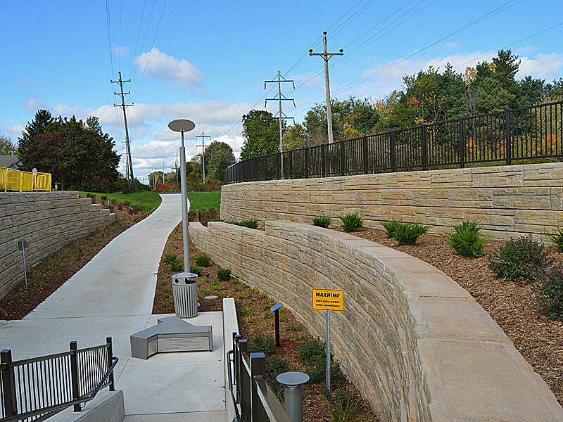 Concrete Block for Retaining Walls