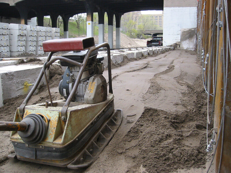 09 retaining wall backfill compaction